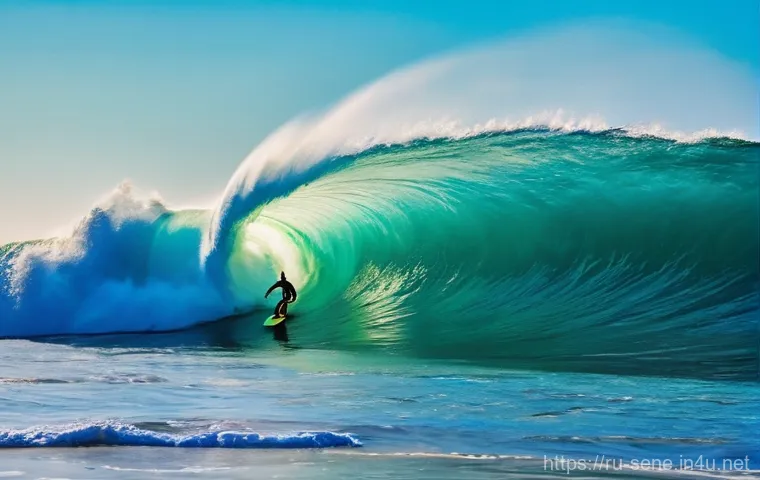세네갈에서 해양 스포츠 즐기기 - **Prompt 1: Exhilarating Surfing at Ngor Island**
    "A dynamic, action-packed image featuring a fi...