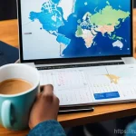 세네갈 항공권 예매 팁 - **Prompt 1: The Savvy Traveler's Planning Session**
    A focused young adult, dressed in comfortabl...